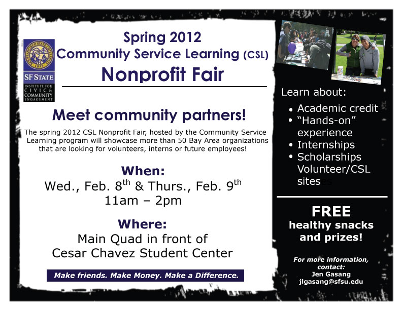 CSL Non-Profit Fair Spring 2012